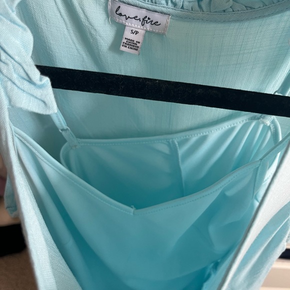 Light blue Love Fire sun dress - Picture 4 of 4